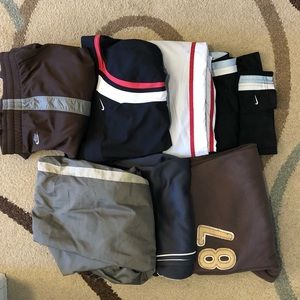 7 sweats/work out pants (6lg, 1 md)